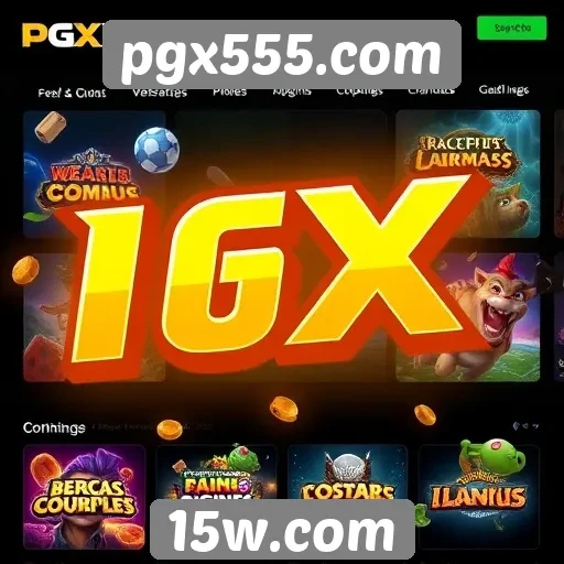 Principais jogos disponíveis em pgx555.com